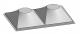Exhaust Air Grille 45° Blades With 2 Spigots (Horizontal)