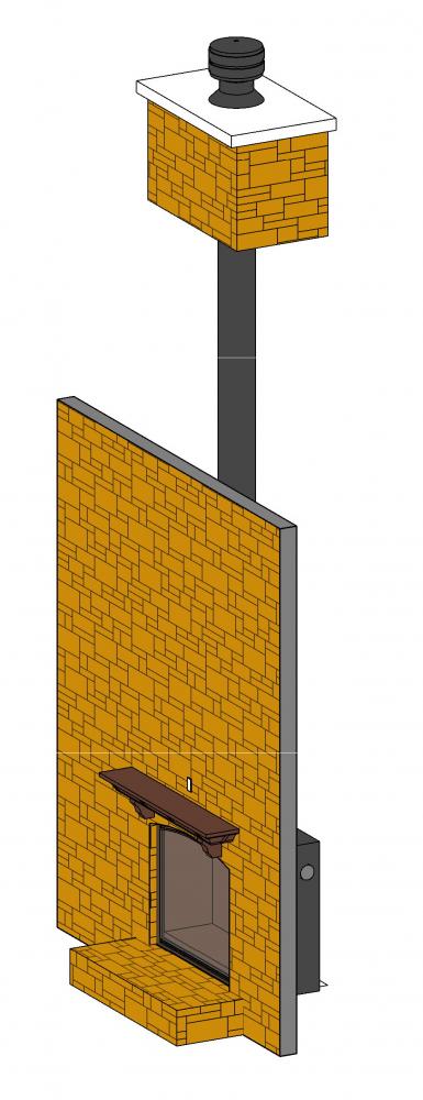 PREFABRICATED FIRE PLACE NEST FAMILYS