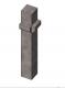 Corner Precast Column with Corbel on Two Sides