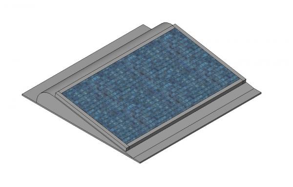 EvoEnergy Ltd Low Ballast 250Wp Solar Photovoltaic Panel