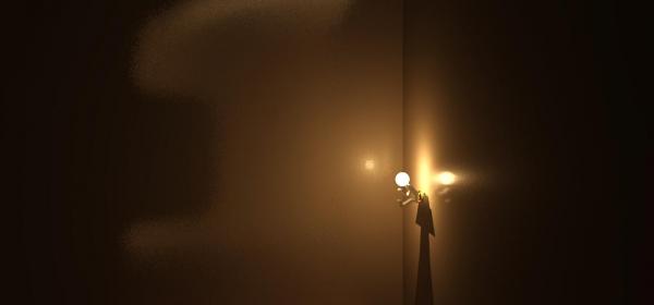 man lamp
