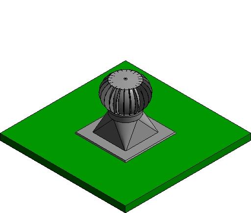Wind Turbine Roof Ventilator
