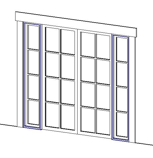 Double Door with Sidelight