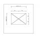 Metal panel "x" pattern parametric