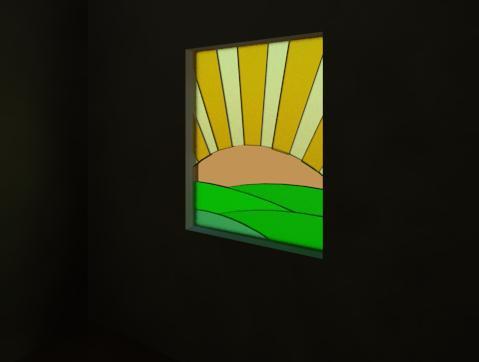 stained glass window