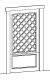 Door With Diamond Window