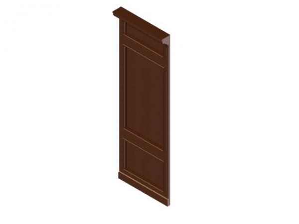 32x96 walnut wall panel