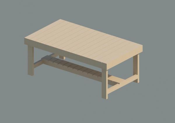 Garden Style Picnic Table