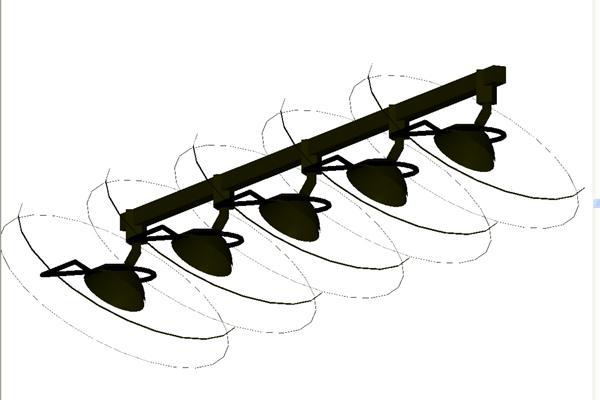 track light with correct lighting
