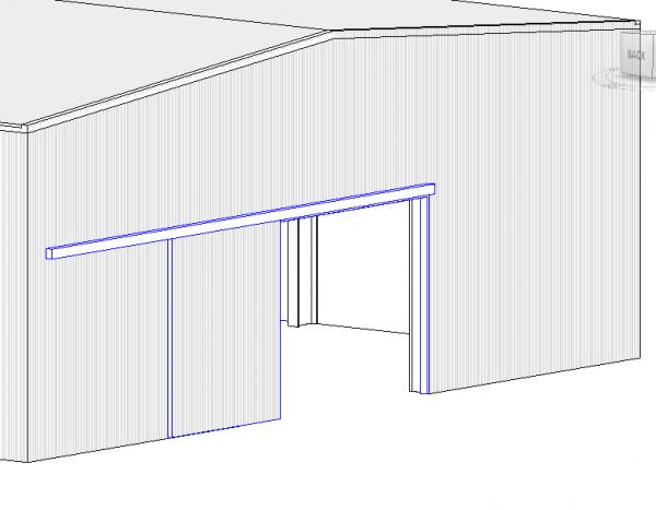 Industrial Sliding Door Improved