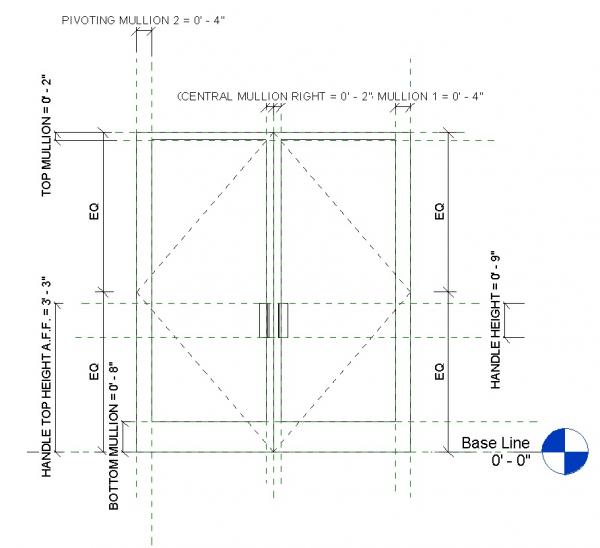 Curtain wall storefront Dbl