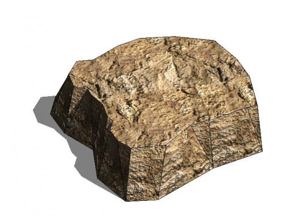 small rock / flat pebble