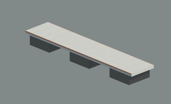 Floating pontoon