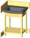 Vanity Cabinet for Archer Sink - Corner