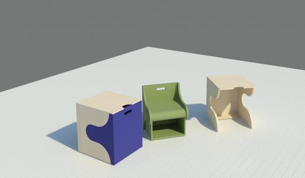 Children Desk & Chair Set kinder garden