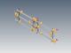 Woodworking Shop Six bar clamps on wall bracket