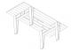 Enzo Mari Table Tavolo Rettangolare 1123 D