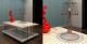 Wire style table lamp
