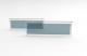 Stainless steel simple railing with glass panels - Parametric - Bannister