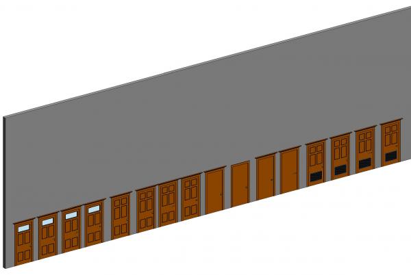 Fully Parametric Door 002_Without Fanlite
