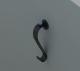 Wall wrought iron candle holder