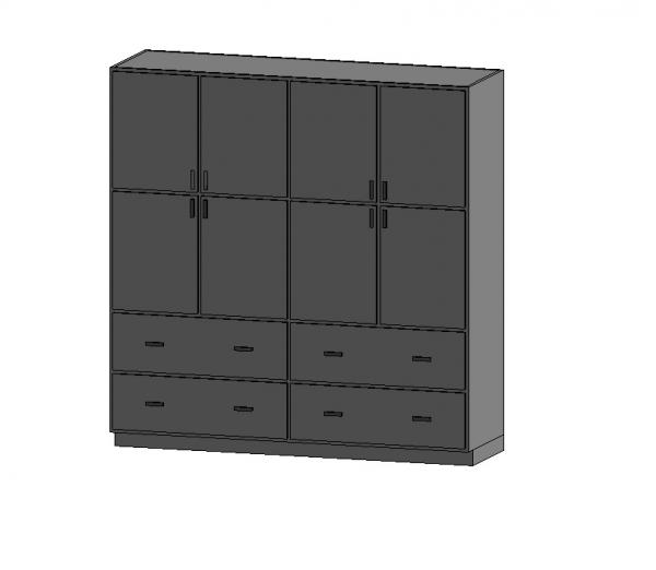 Case, bookshelf, storage, casework (Parametric)