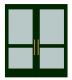 Storefront Double Door w Hardware
