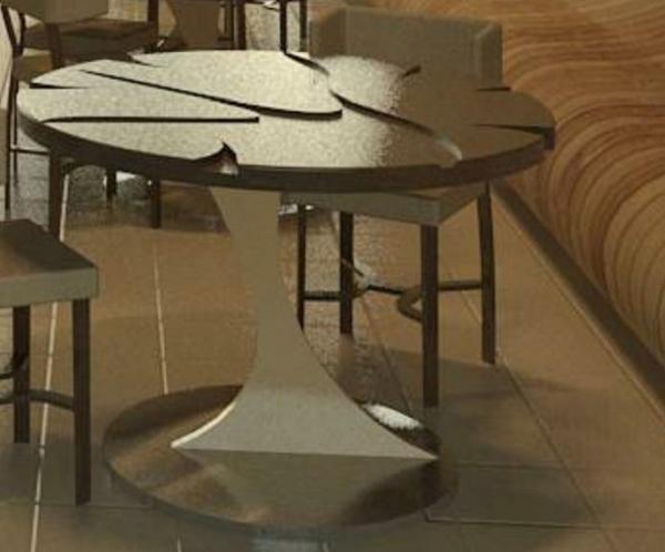 wood table