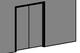 Double Timber framed doors with Architrave