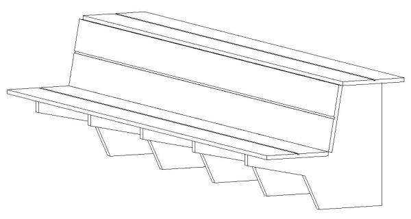 dugout bench