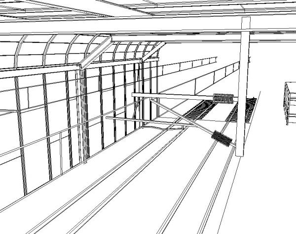 overhead line rail hanging
