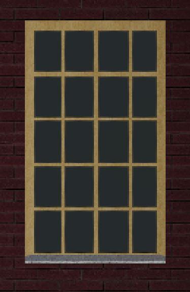 Casement window 2x5 Absolutly NO Trim