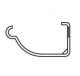 Lindab KFK 125 - Fascia Gutter Bracket - 2D