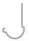 Lindab KFL 125 - Rafter Gutter Bracket - 2D