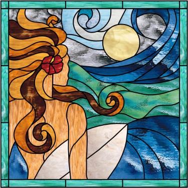 stained glass window