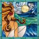 stained glass window