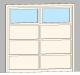 8X8 GARAGE DOOR WITH 8 PANELS