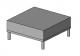 Outdoor Modular Furniture - Corner Ottoman