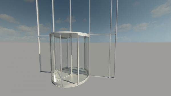 Revolving door  3T Parametric