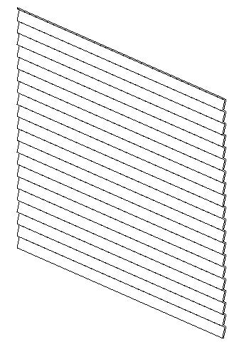 Metal cladding sheet for curtain wal