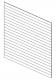 Metal cladding sheet for curtain wal
