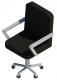 Office chair with leather seat