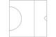 Netball Half Court - 3D