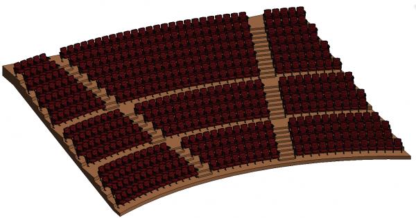 Auditorium / Theater seating 518