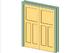 Int-Dbl-3 Panel-Craftsman Casing