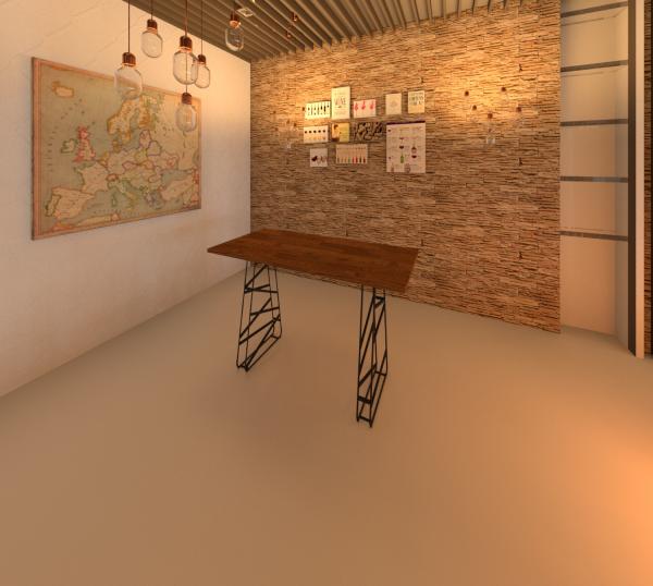 Modern dining table