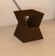 Wooden night stand