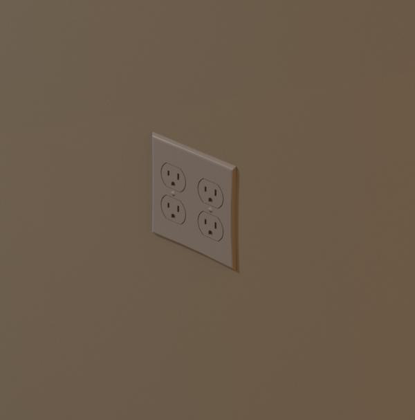 QUADRUPLEX RECEPTACLE