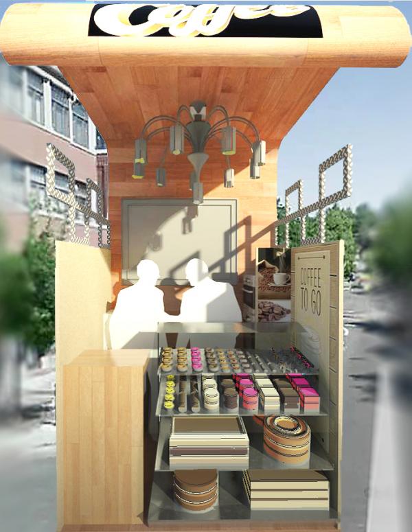simple kiosk design