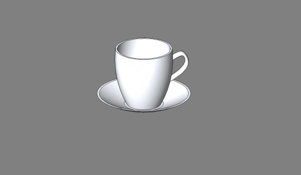 Ikea - Vardera Teacup with Saucer